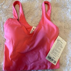 Lulu Pink Align Tank Top
